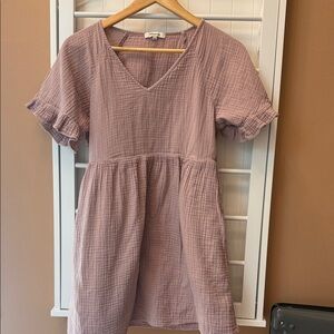 Madewell Pink Textured Dress